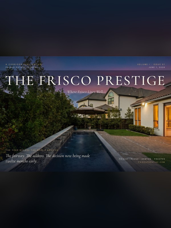 The Frisco Prestige — Volume I, Issue 01, June 2026 — issue cover.