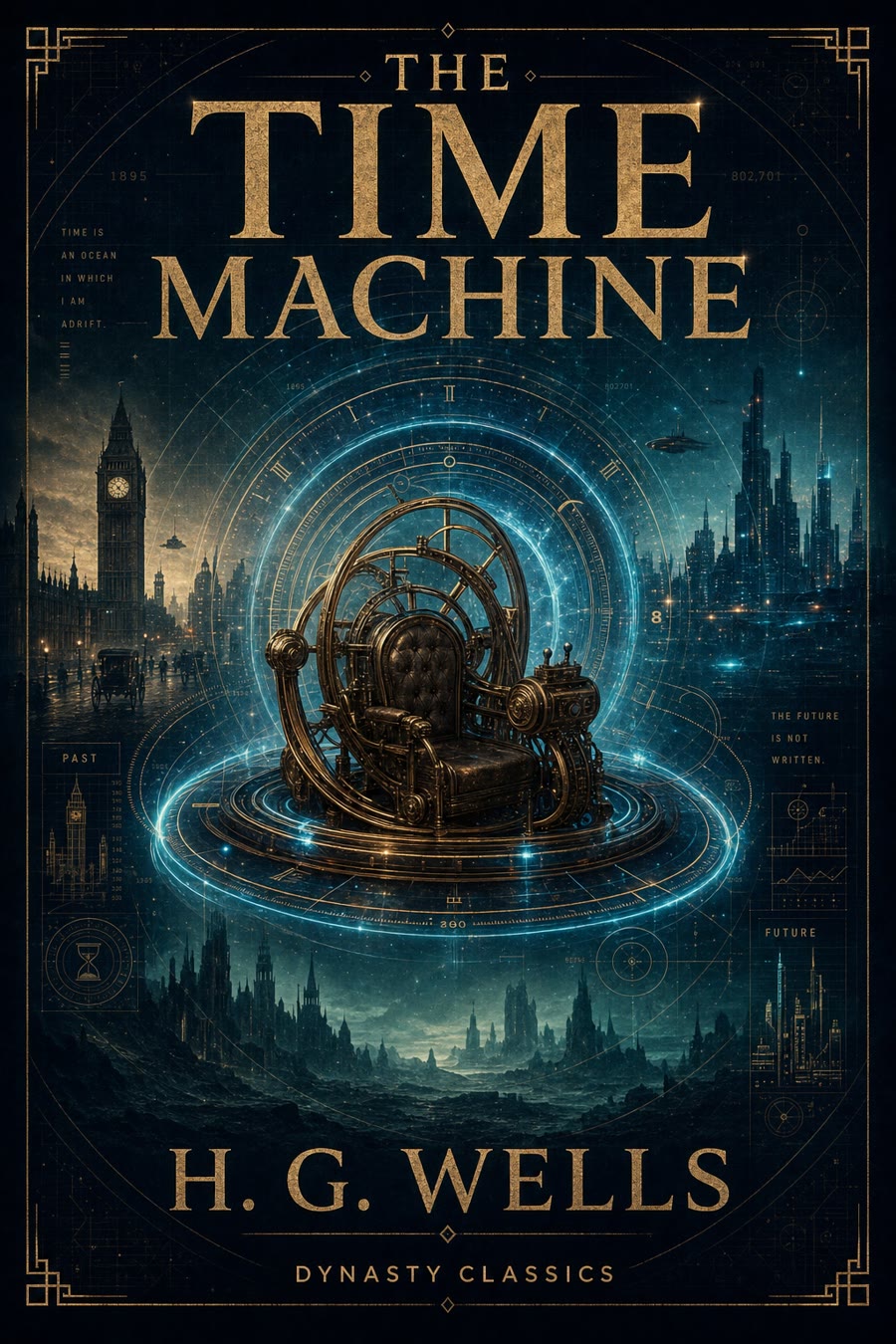 Cover: The Time Machine by H. G. Wells